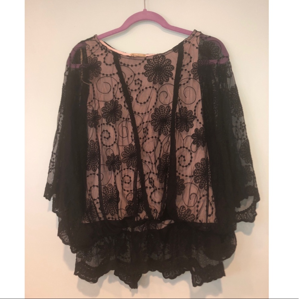 Black & Tan Top